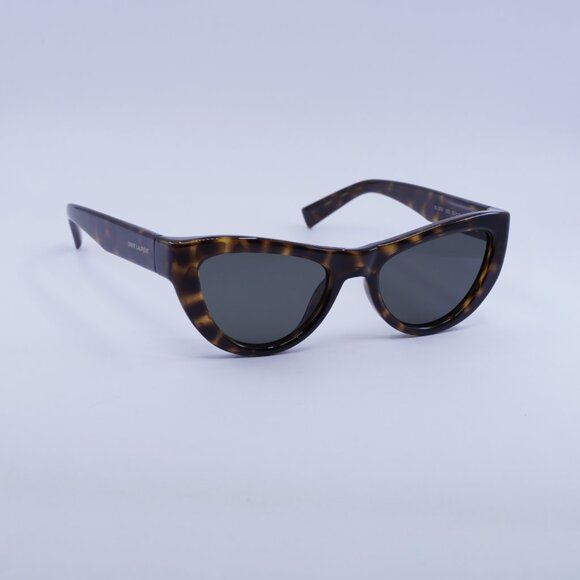 🕶️ New Saint Laurent SL676 003 Sunglasses - Dark Havana Frame, Grey Lenses - Picture 1 of 11